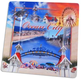 MTOC1 Melamine Snack Tray Square Ocean City MD