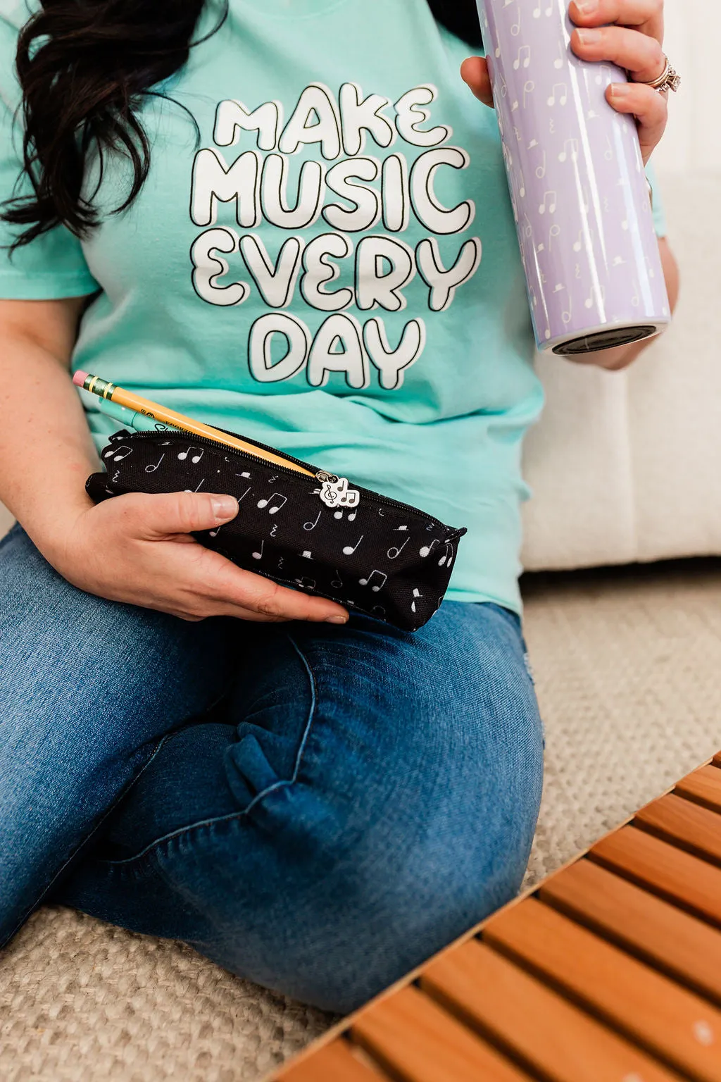 Music Note Pencil Pouch