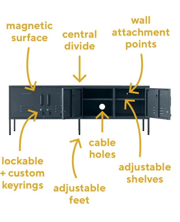 MUSTARD MADE LOCKER | The Standard | Slate