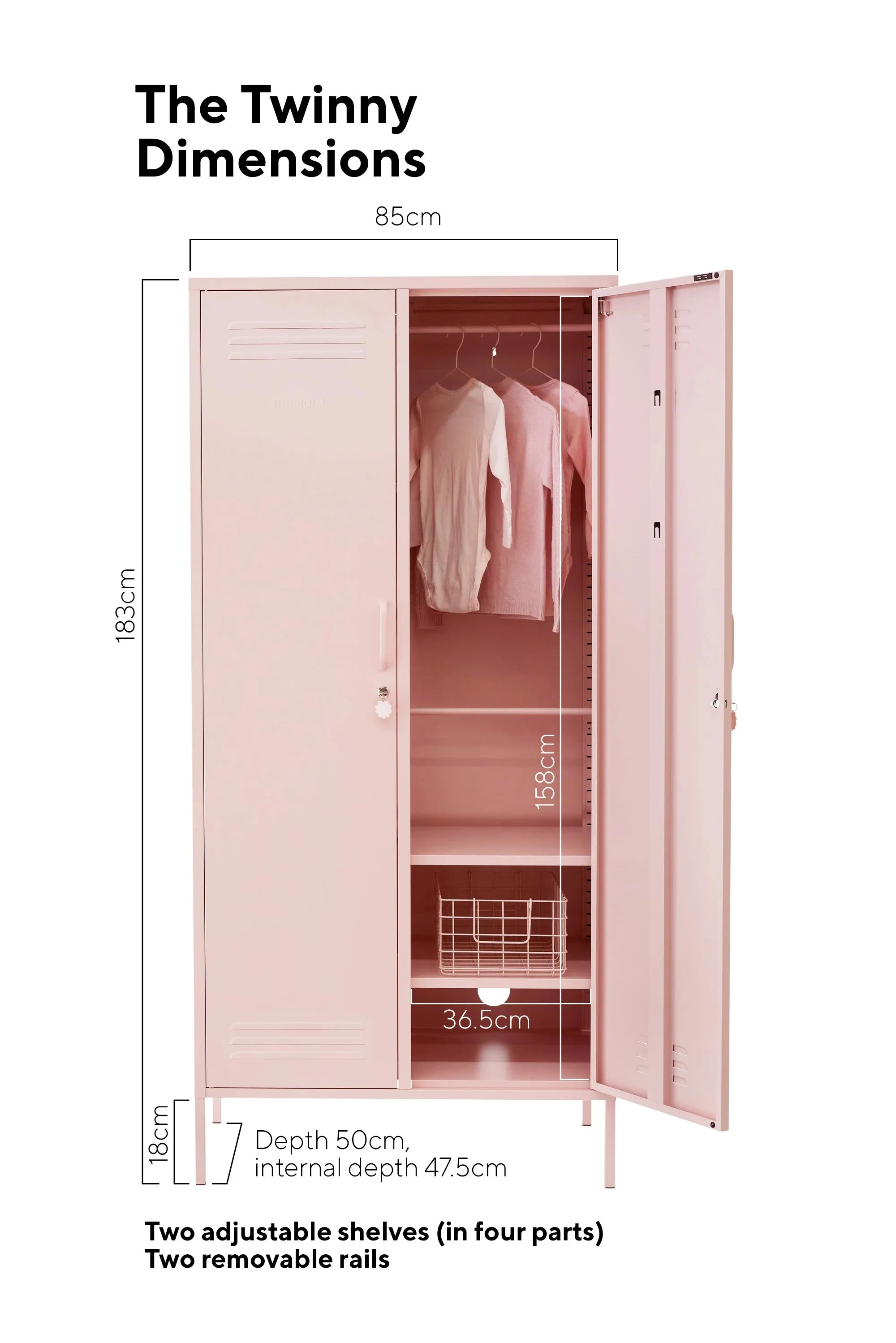 MUSTARD MADE LOCKER | The Twinny | Blush