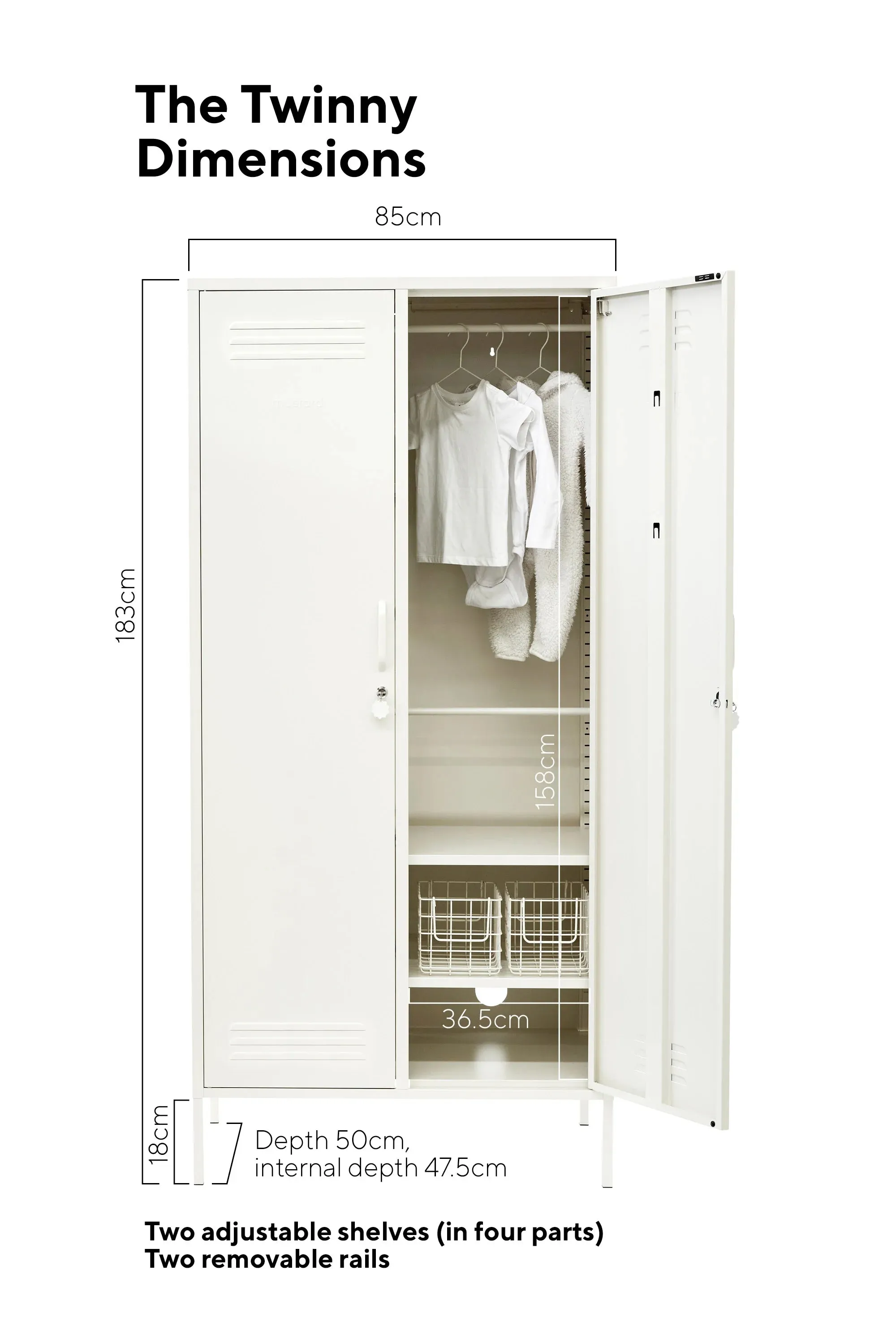 MUSTARD MADE LOCKER | The Twinny | Chalk