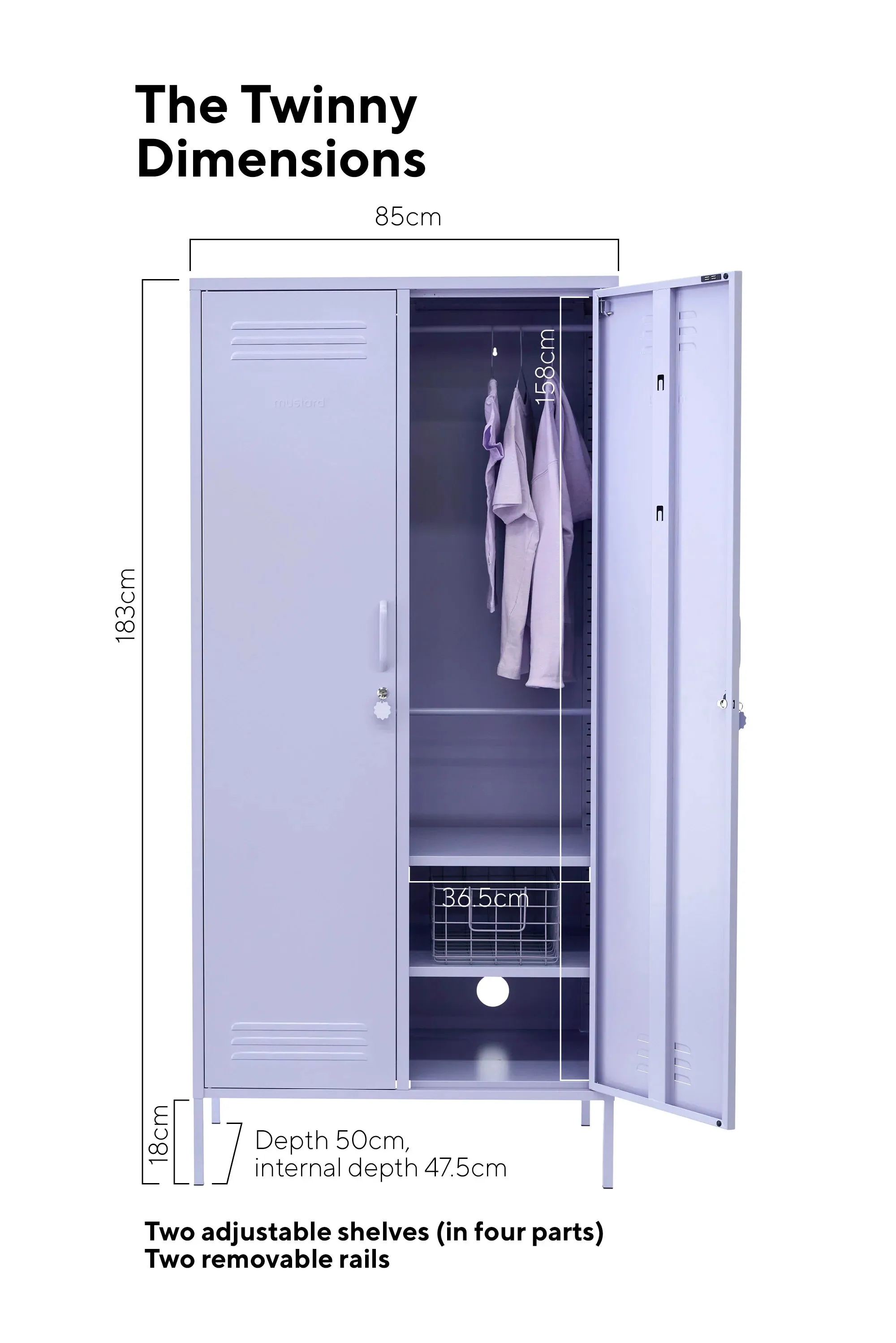 MUSTARD MADE LOCKER | The Twinny | Lilac