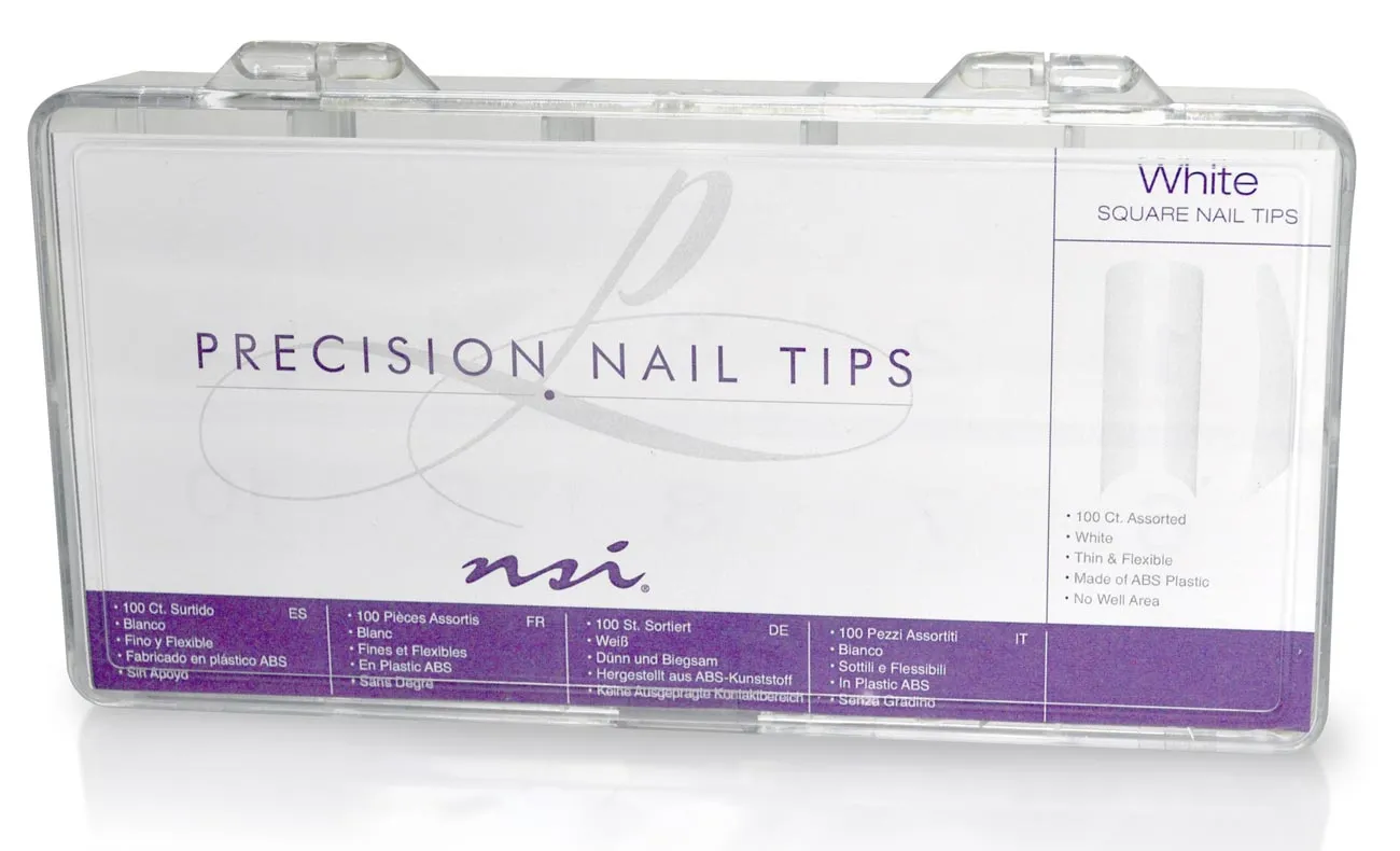 Natural Square * NSI Precision Nail Tips