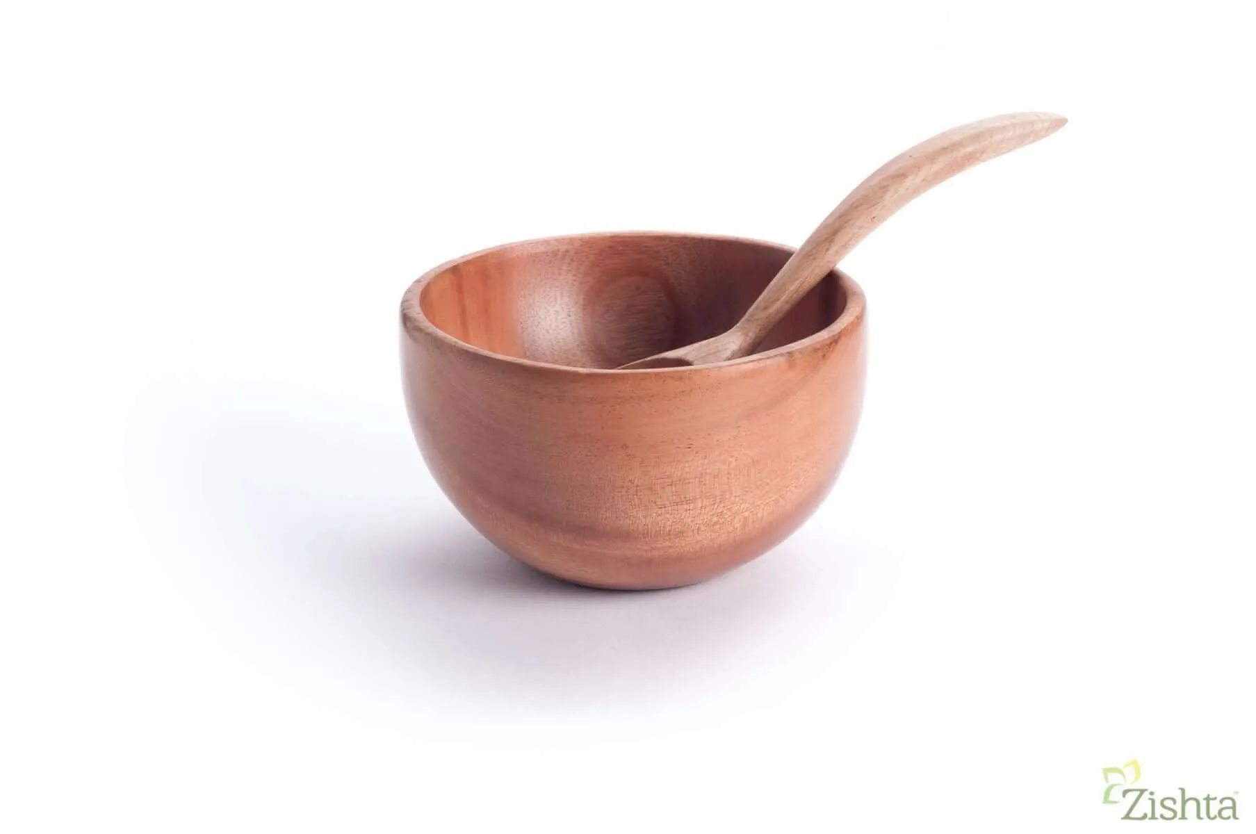Neem Wood Soup Bowl (Set of 2)