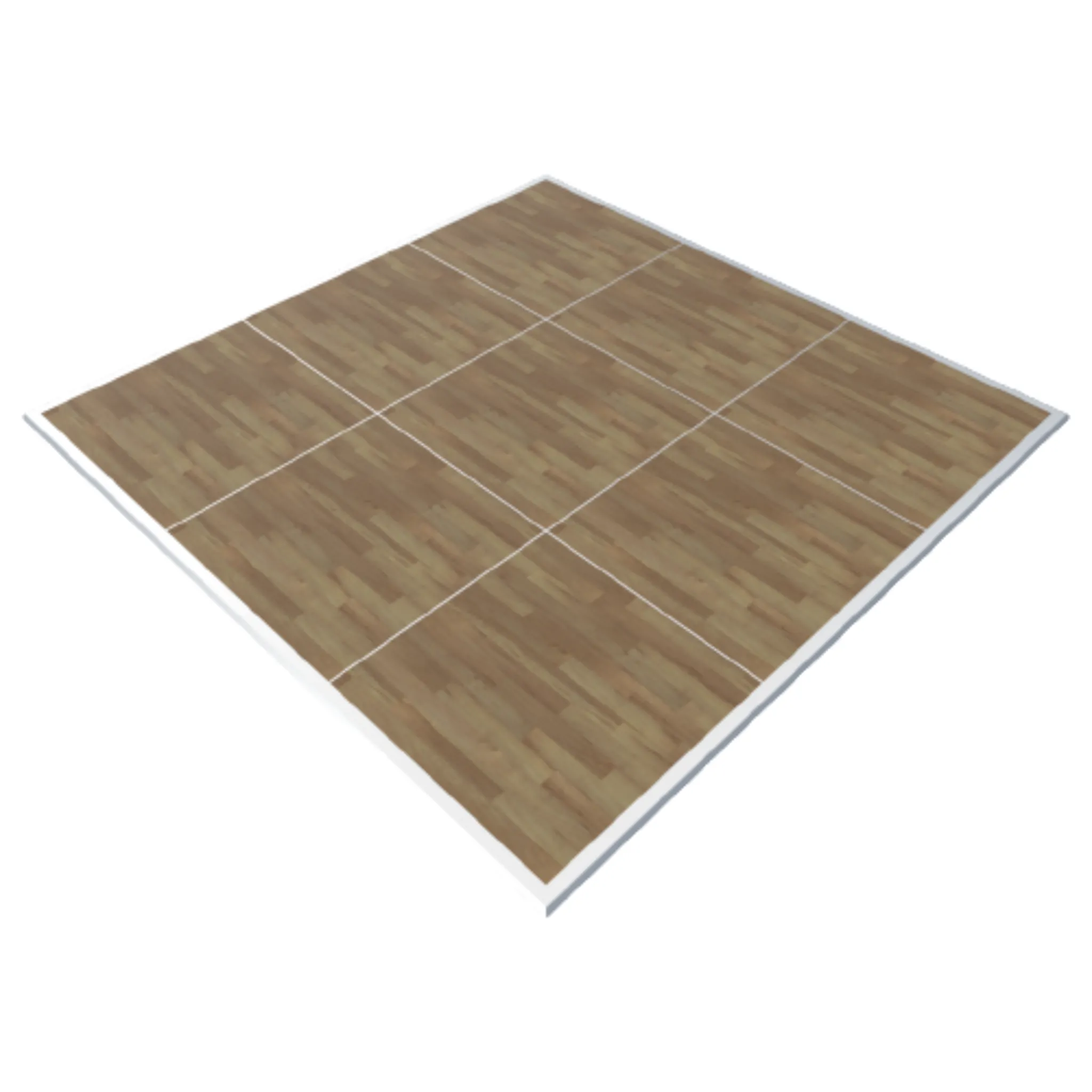 New England Plank Laminate Portable Dance Floor - Subfloor Included