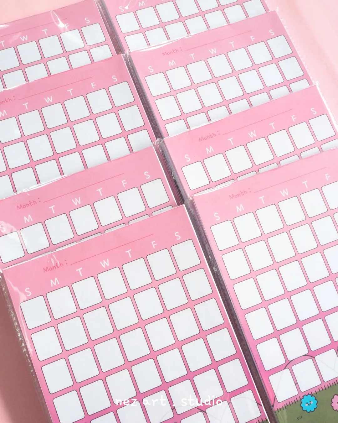 NEZS.ART The Fluffy theme Notepad Planner