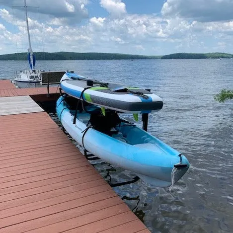 Over-Water 2-Boat Dock Frame