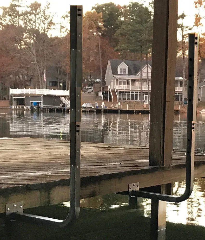 Over-Water 2-Boat Dock Frame