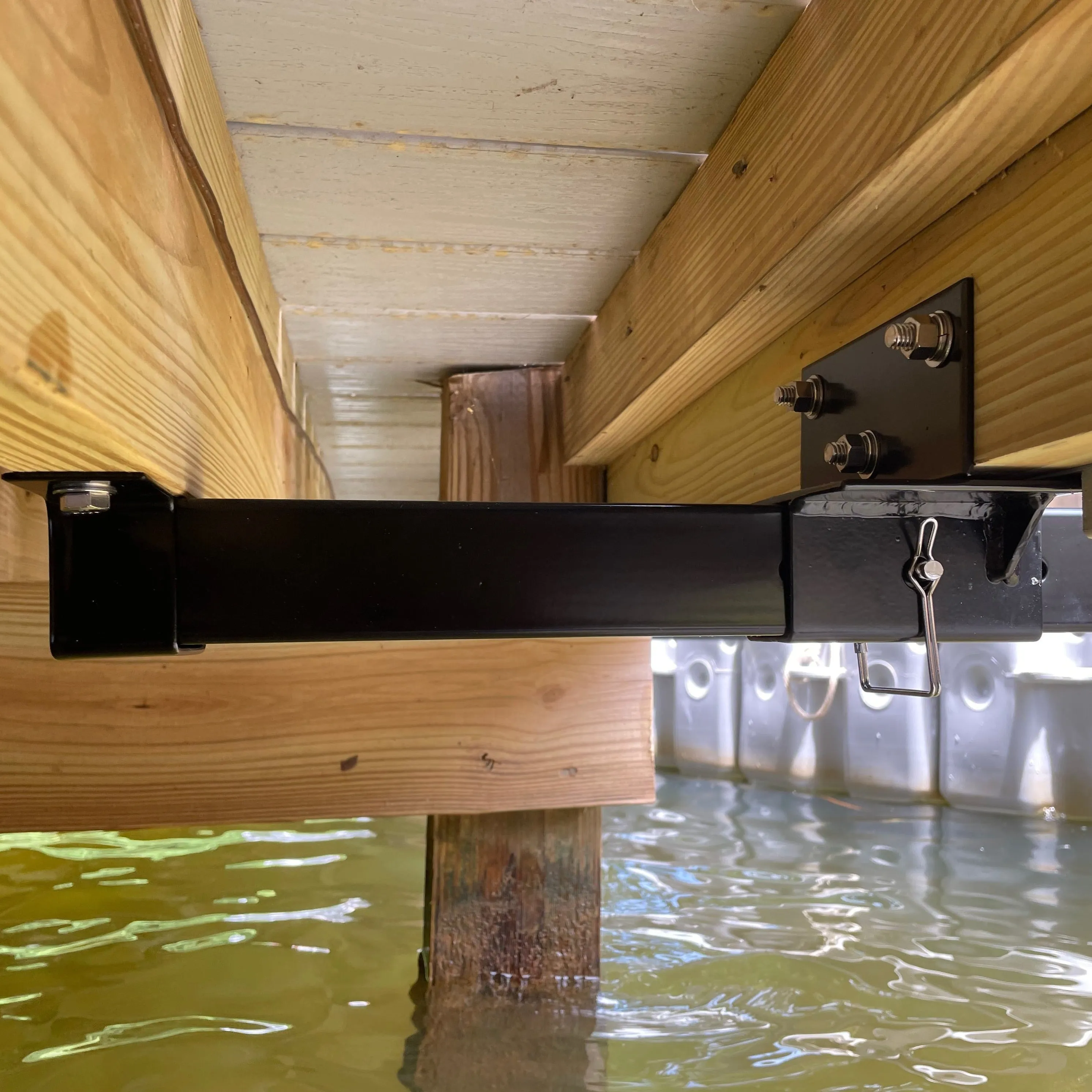 Over-Water 2-Boat Dock Frame