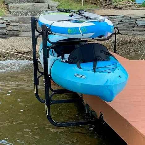 Over-Water 2-Boat Dock Frame