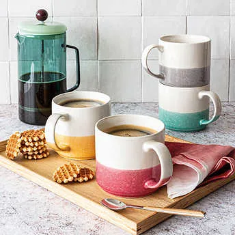 Overandback Mugs, Set of 4
