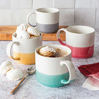 Overandback Mugs, Set of 4