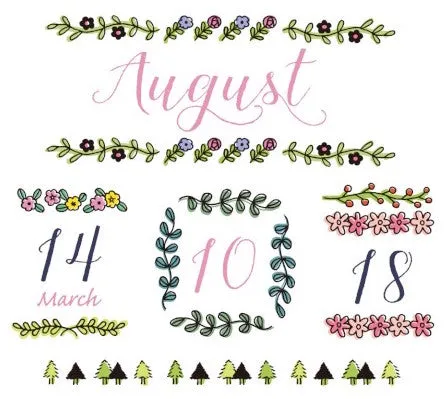 Paintable Self-Inking Stamp- Plants