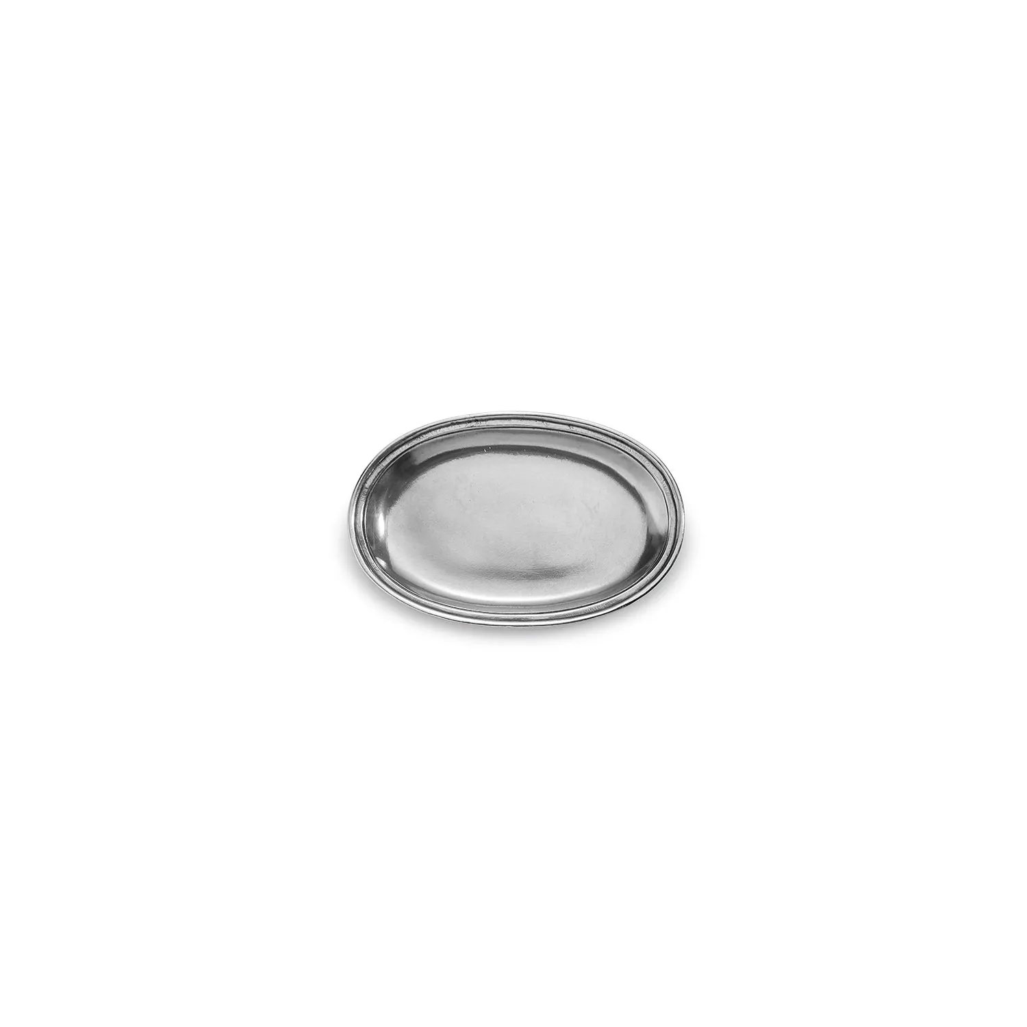 Peltro Roma Small Oval Pewter Dish/Tray