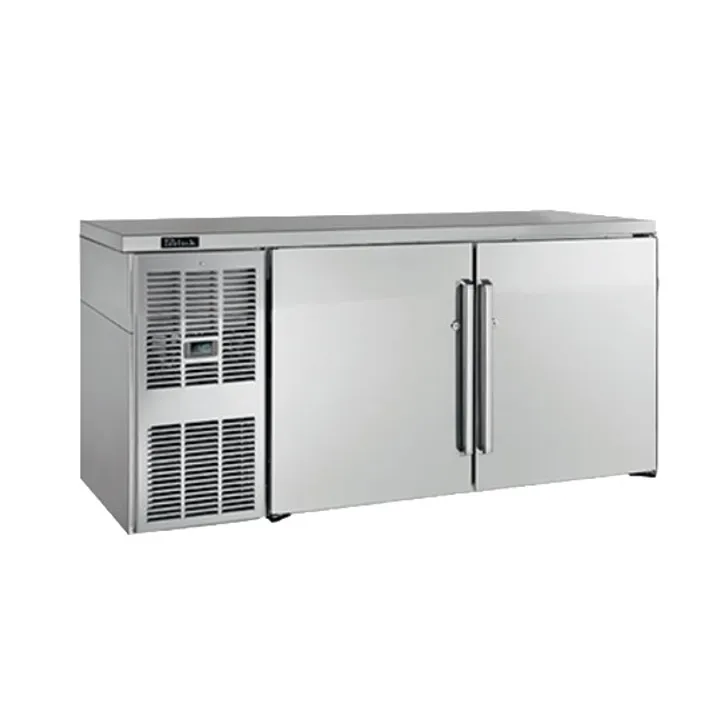 Perlick 60" Low Profile Back Bar Refrigerator with 2 Solid Doors