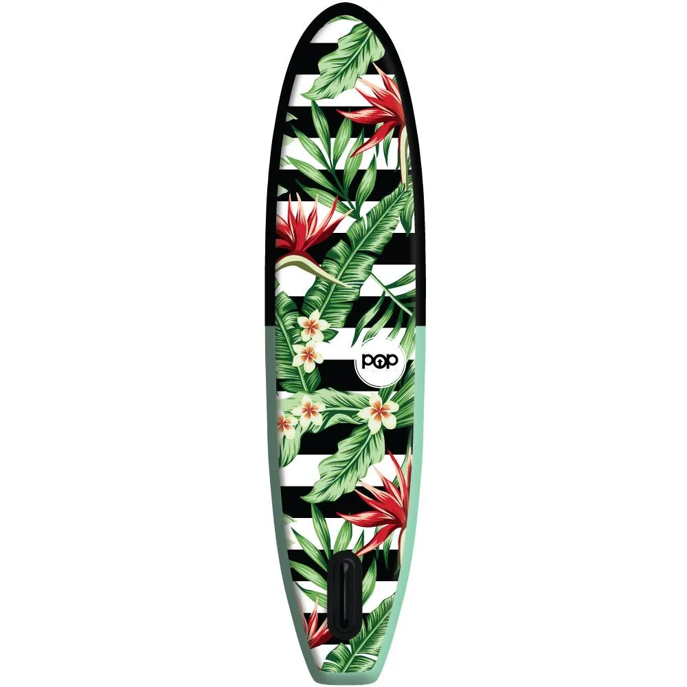 POP 10'6" INFLATABLE ROYAL HAWAIIN PADDLE BOARD MINT/BLACK