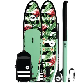 POP 10'6" INFLATABLE ROYAL HAWAIIN PADDLE BOARD MINT/BLACK