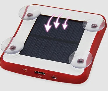Portable Window Solar Powered USB Charger
