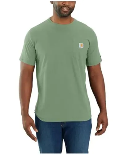 PR ONLY  Carhartt 106652 Men's Force Relaxed Fit Midweight Short-Sleeve Pocket T-Shirt