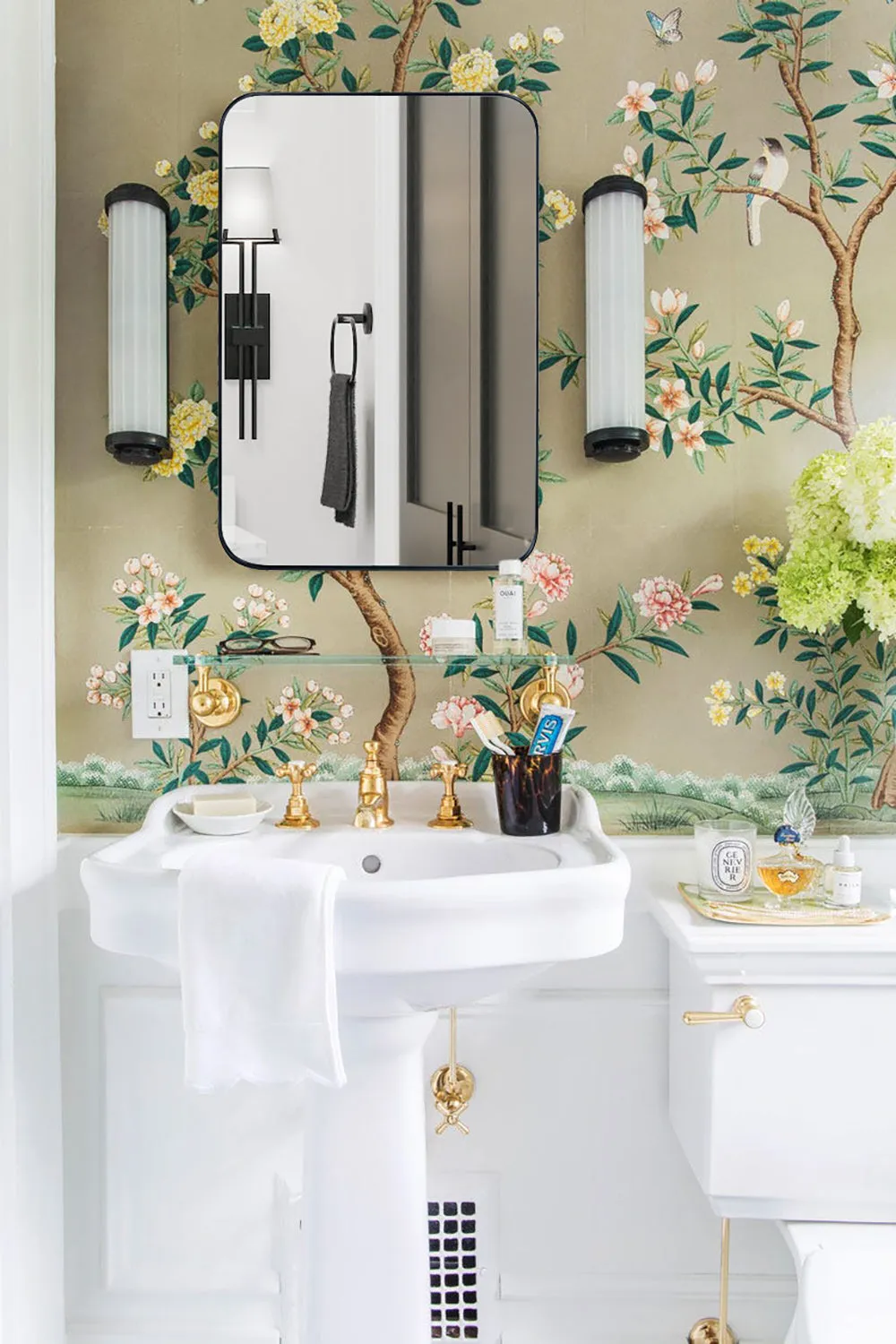 Rounded Rectangular Stainless Steel Recessed Framed Medicine Cabinet with Mirror