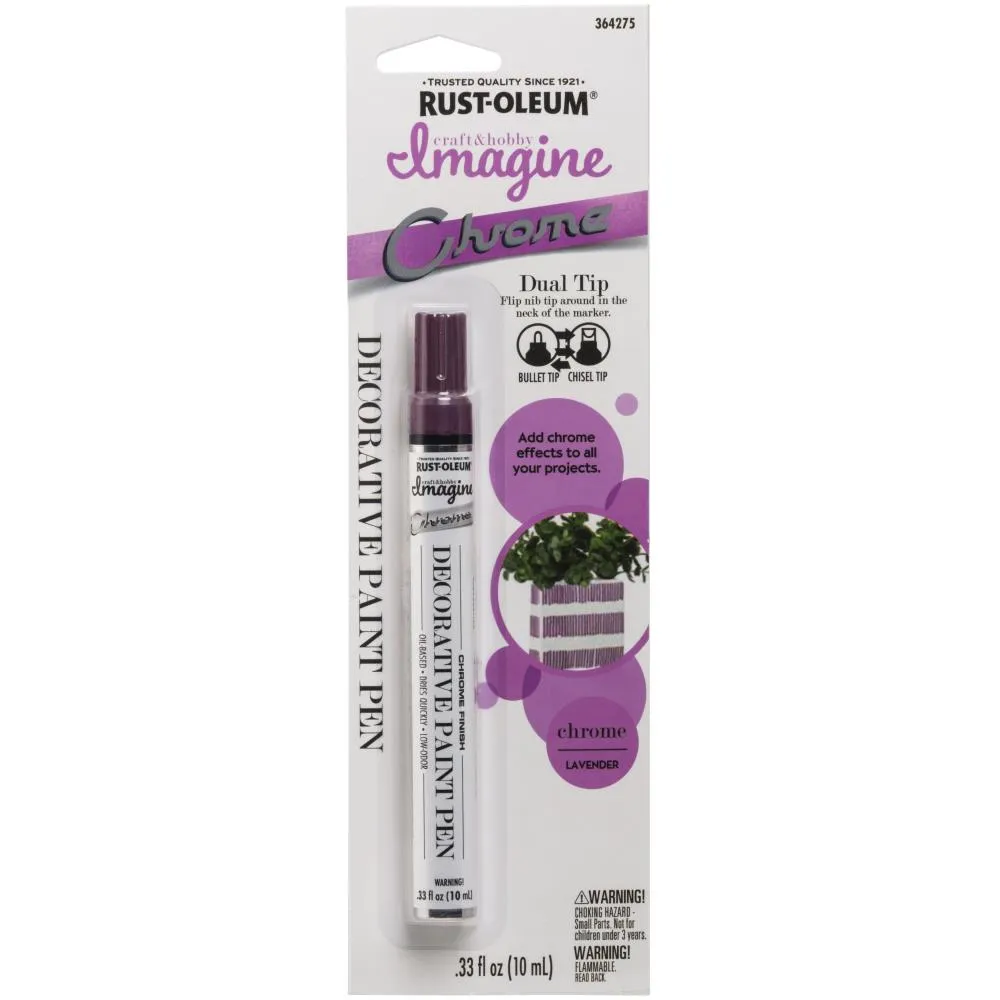 Rust-Oleum Imagine Chrome Marker-  Lavender*