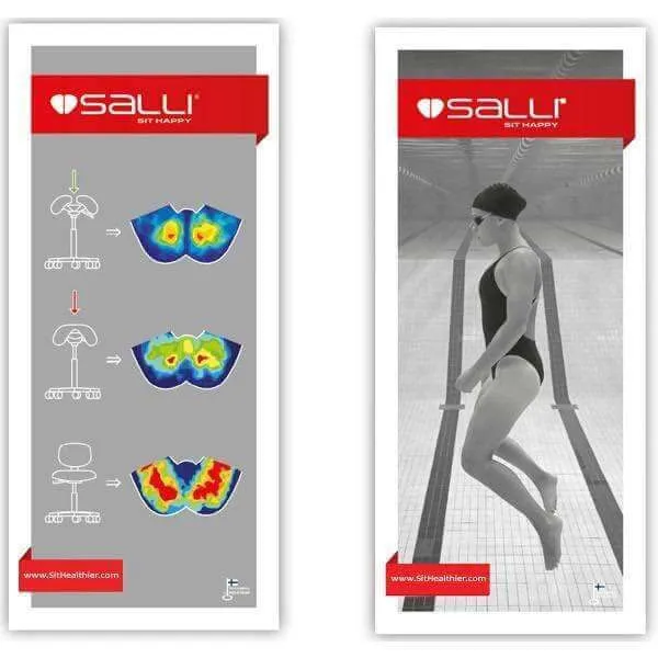 Salli Slim Sway Ergonomic Chair for Kids and Petite Women