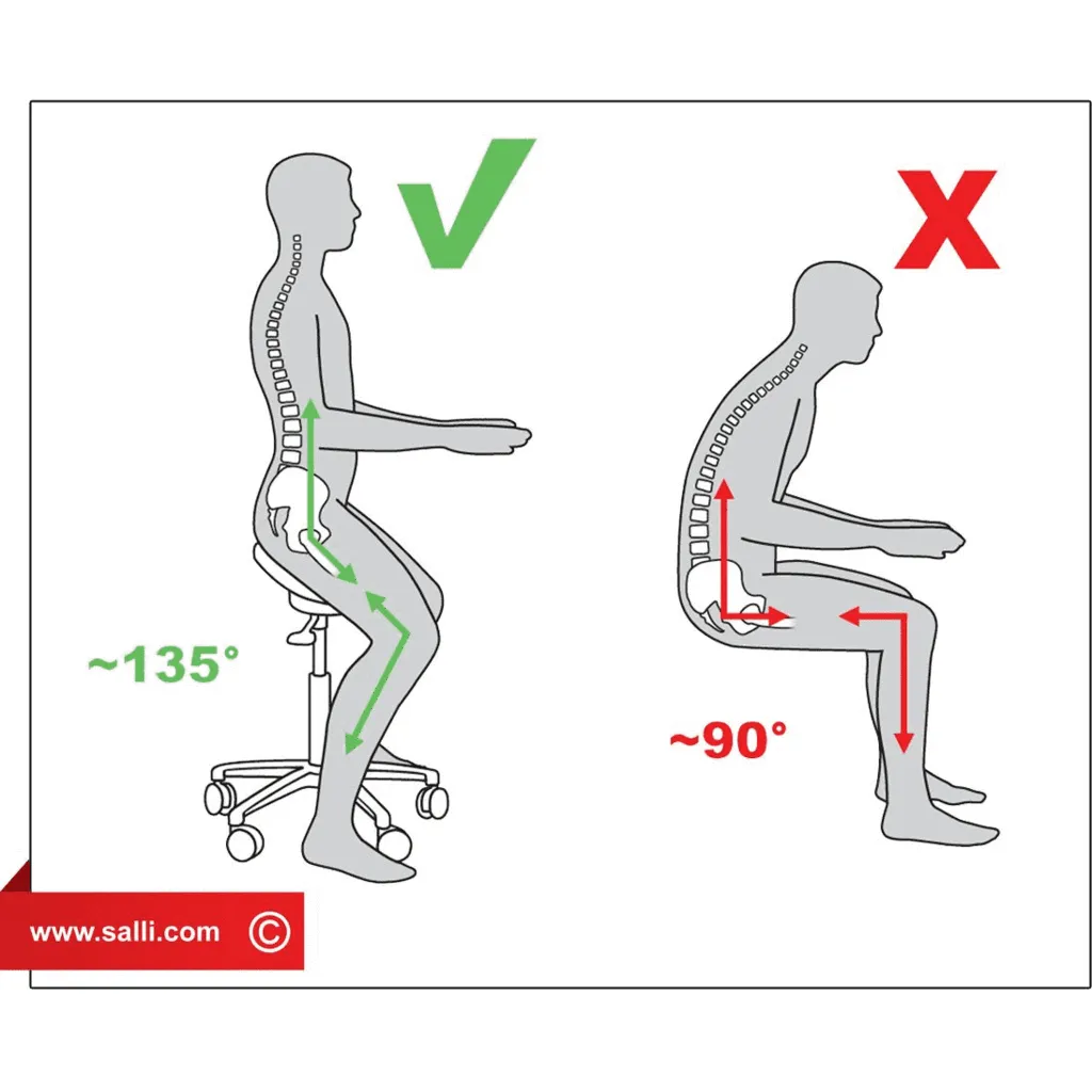 Salli Slim Sway Ergonomic Chair for Kids and Petite Women