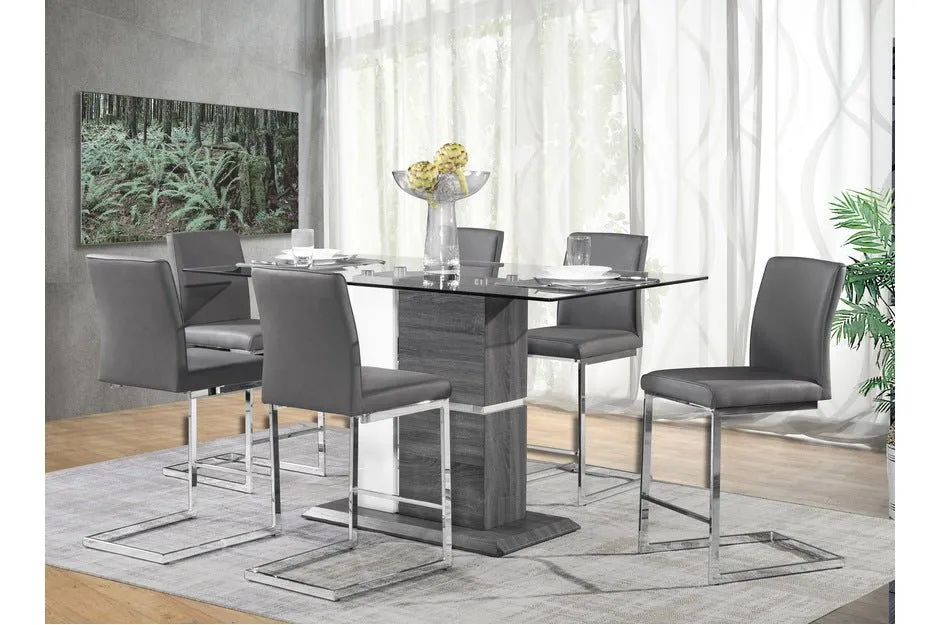 Shirelle Collection Counter Height Dining 7 Piece
