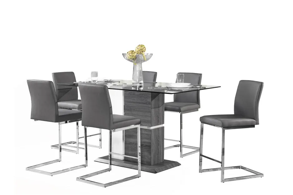 Shirelle Collection Counter Height Dining 7 Piece
