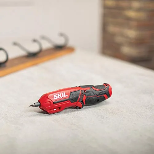 SKIL Rechargeable 4V Screwdriver with Pivot Grip with Magnetic Bit Storage