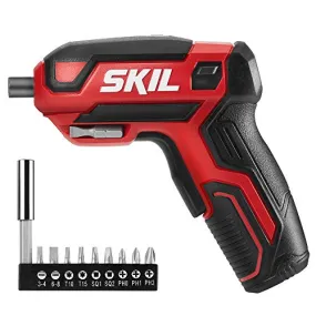 SKIL Rechargeable 4V Screwdriver with Pivot Grip with Magnetic Bit Storage