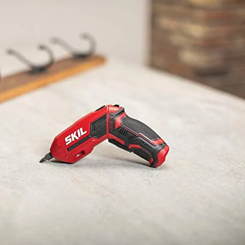 SKIL Rechargeable 4V Screwdriver with Pivot Grip with Magnetic Bit Storage