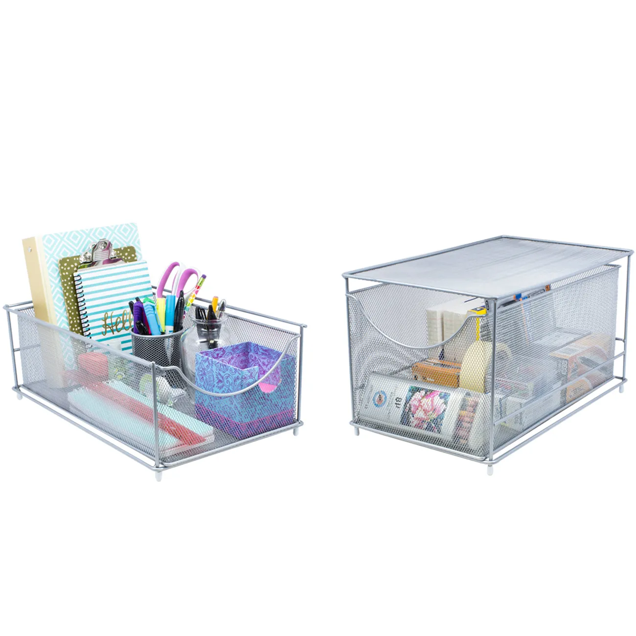 Sliding Mesh Basket Drawers (2 Tier)
