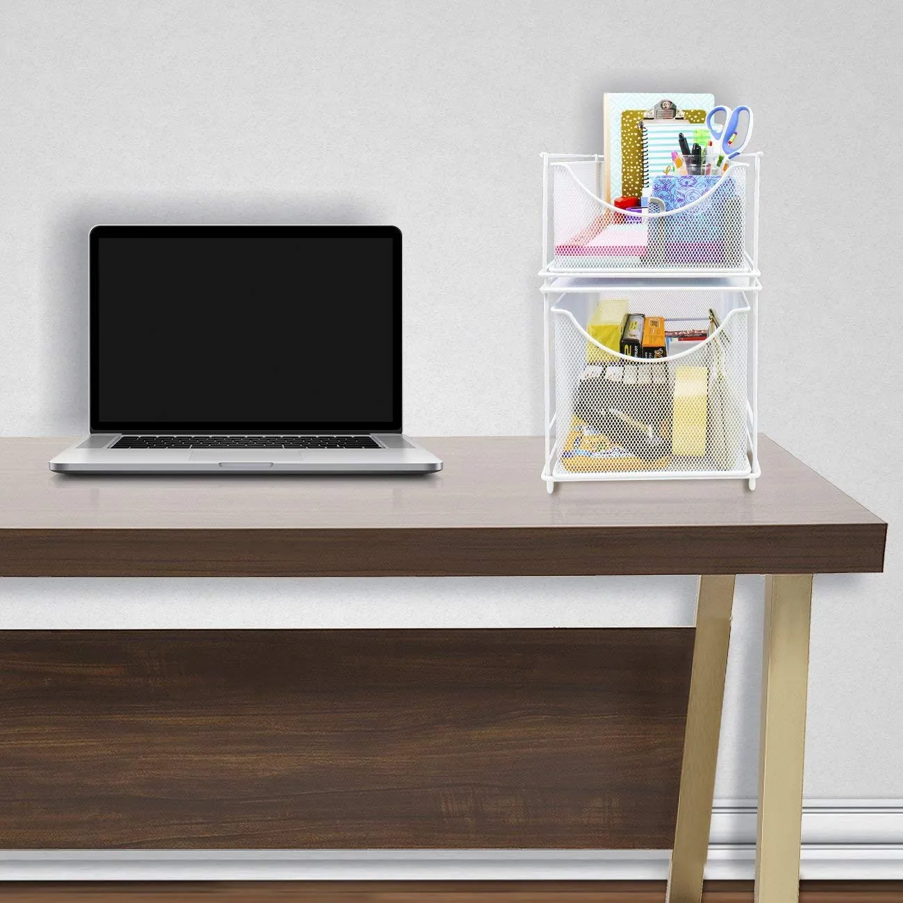 Sliding Mesh Basket Drawers (2 Tier)