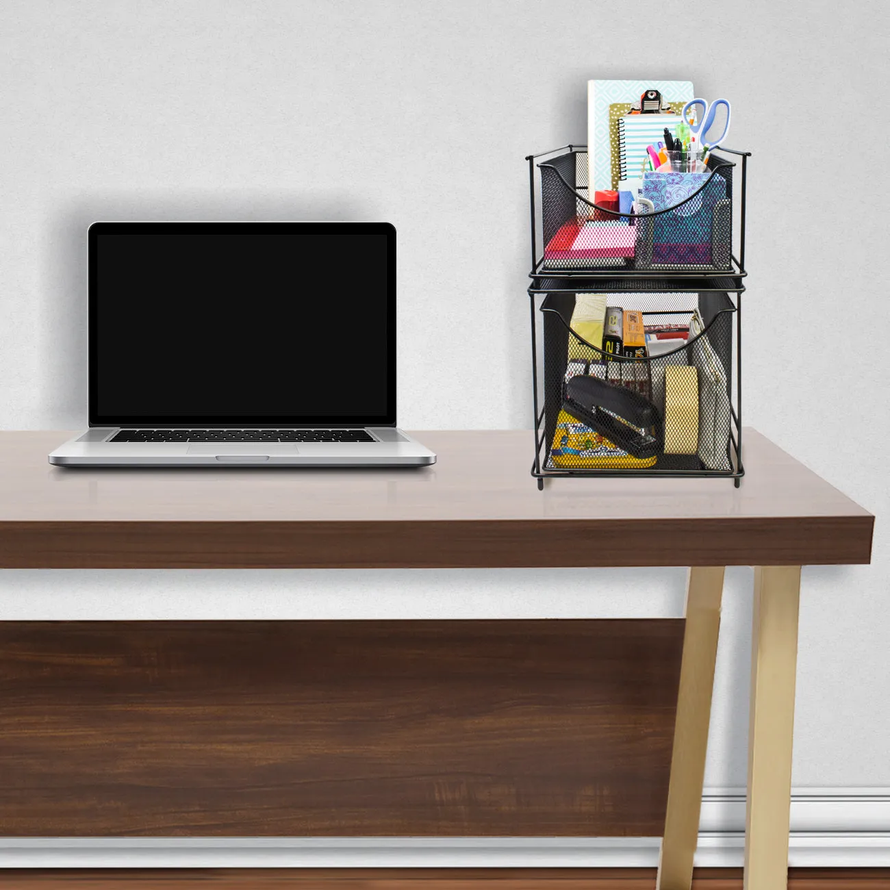 Sliding Mesh Basket Drawers (2 Tier)