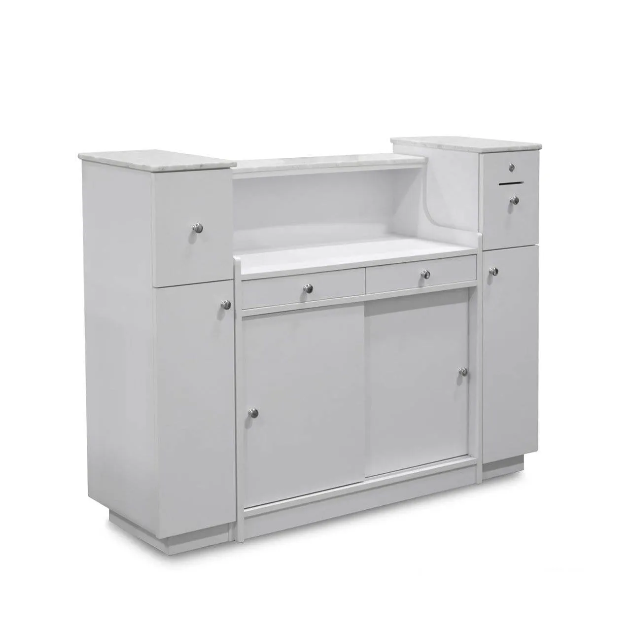 SONOMA Reception Desk with Glass Display
