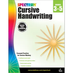 Spectrum Cursive Handwriting