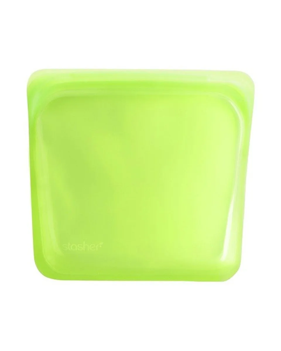 Stasher 440ML Reusable Silicone Sandwich Bag Lime