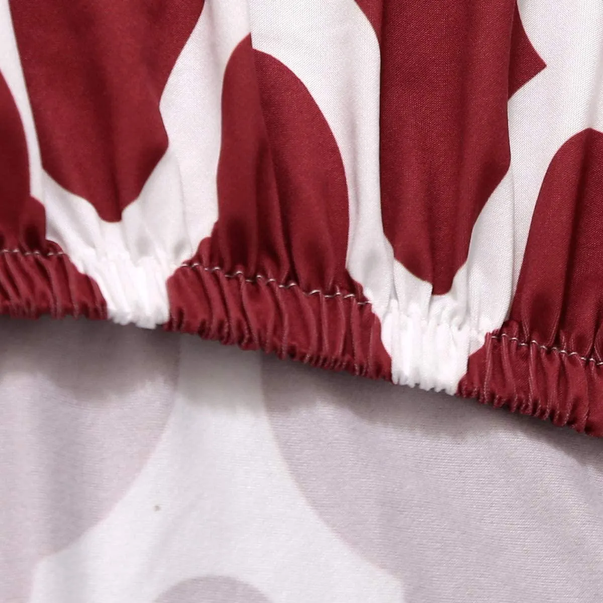 Stretchable Chair Covers, Diamond Maroon