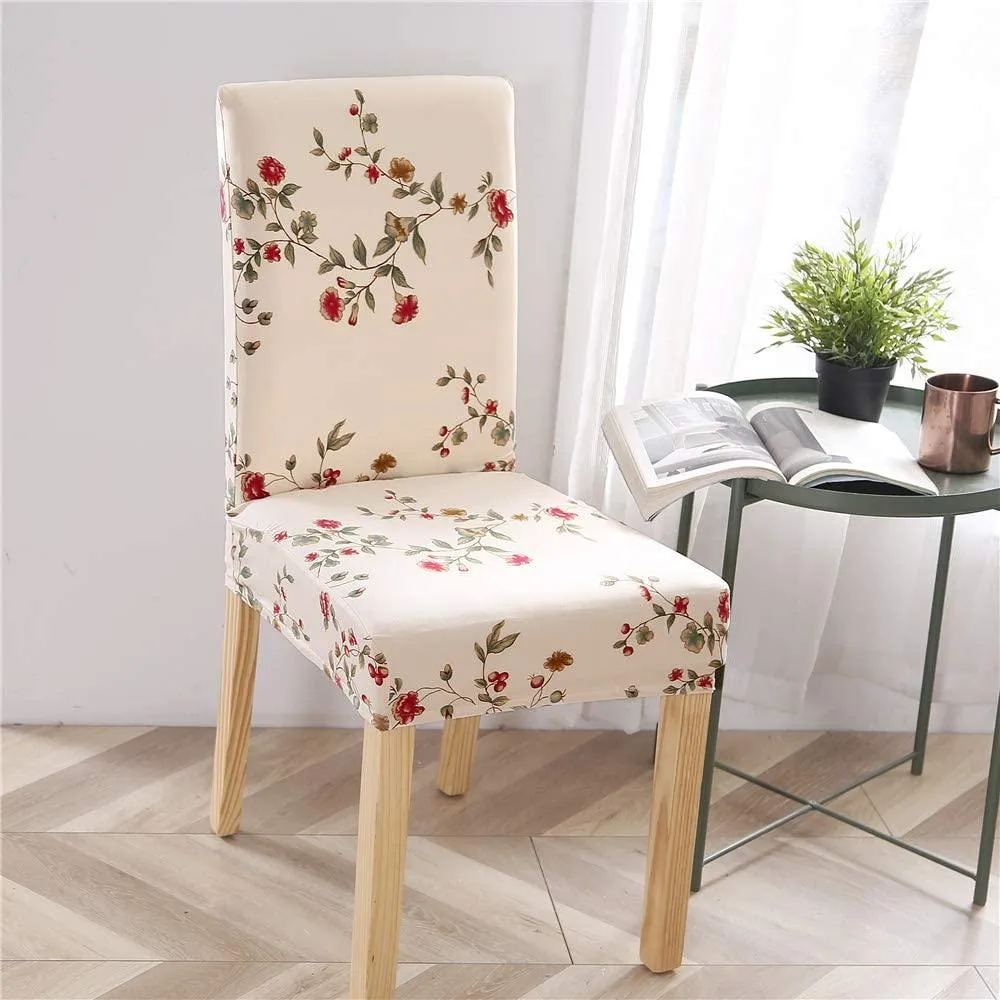 Stretchable Chair Covers, Modish Beige