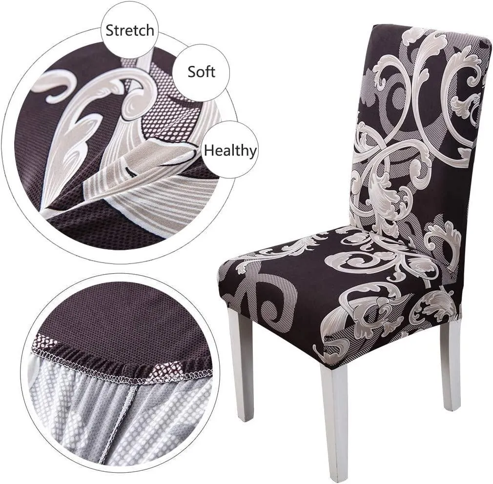 Stretchable Chair Covers, Premium Black