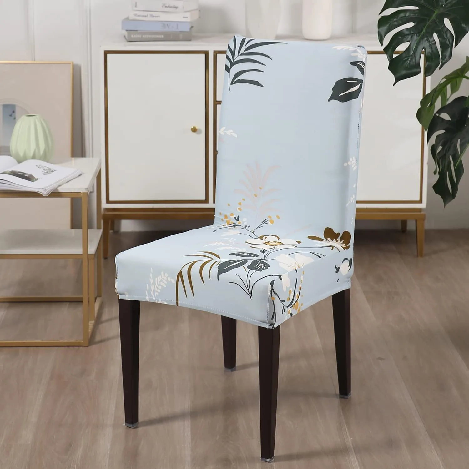 Stretchable Chair Covers, Subtle Sky