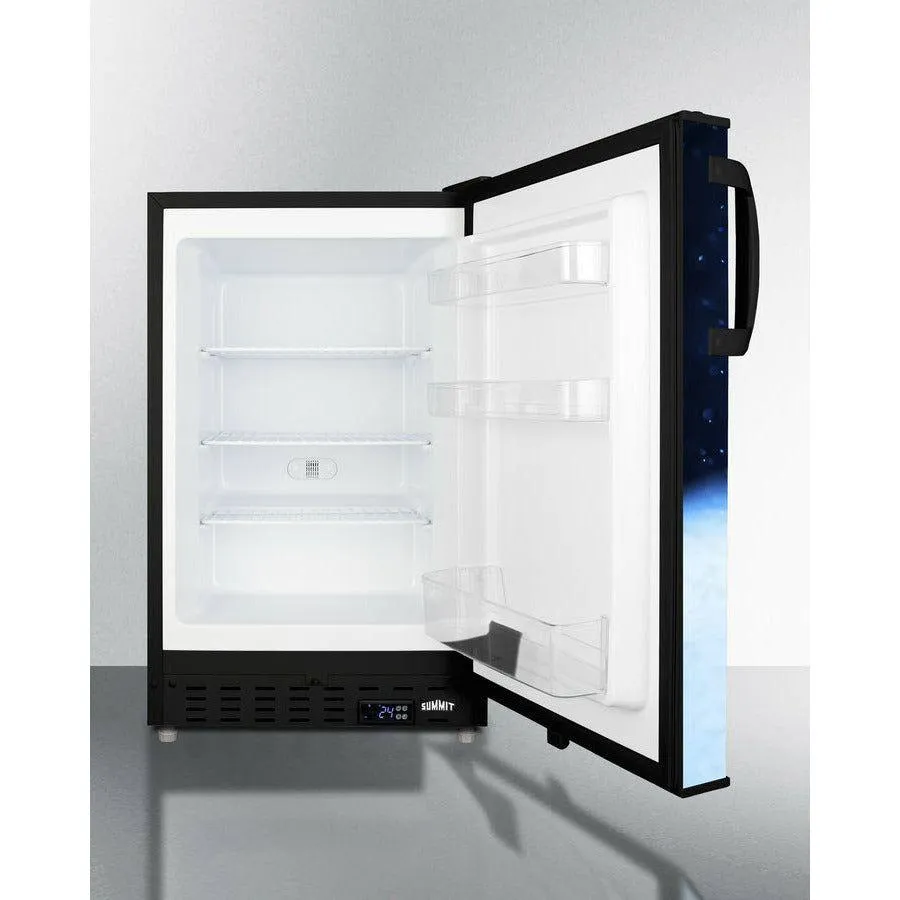 Summit 20 in. Wide 2.68 Cu. Ft. Capacity Beer Froster with Adjustable Shelves - ALFZ37BFROST