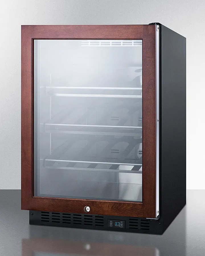 Summit 24" Wide Single Zone Built-In Commercial Wine Cellar - SCR610BLCHPNR