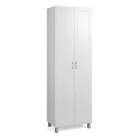 Tangkula 73.5 Inches Tall Storage Cabinet with Double Door, Freestanding Pantry Cabinet with Adjustable Shelf & Anti-tilt Design
