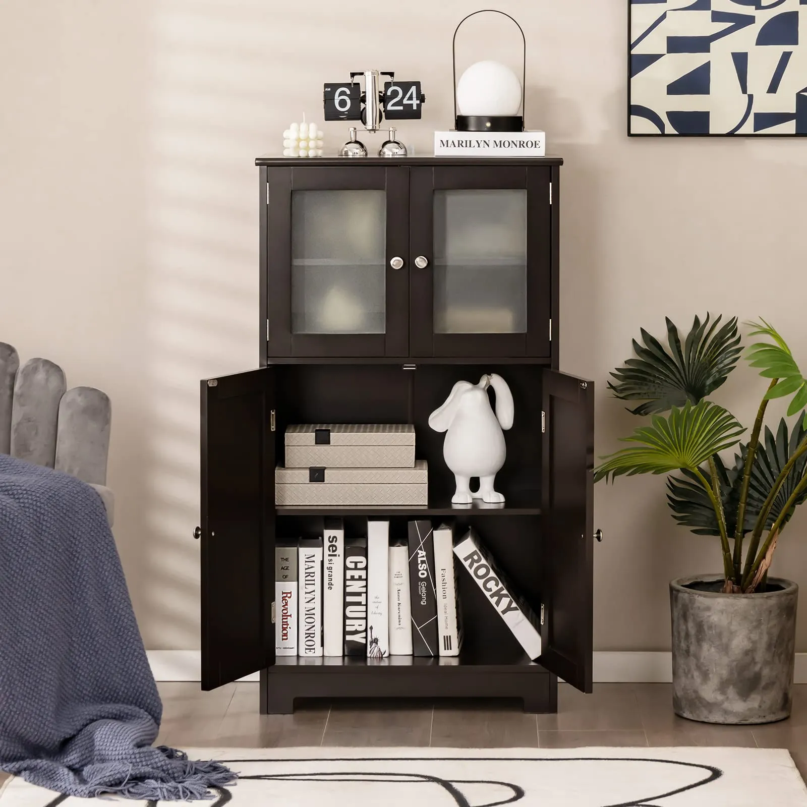 Tangkula Multipurpose Home Organizer for Hallway Living Room Office