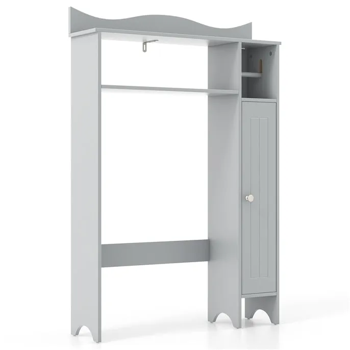 Tangkula Over The Toilet Storage Cabinet, Bathroom Space Saver w/Adjustable Shelves & Paper Holder