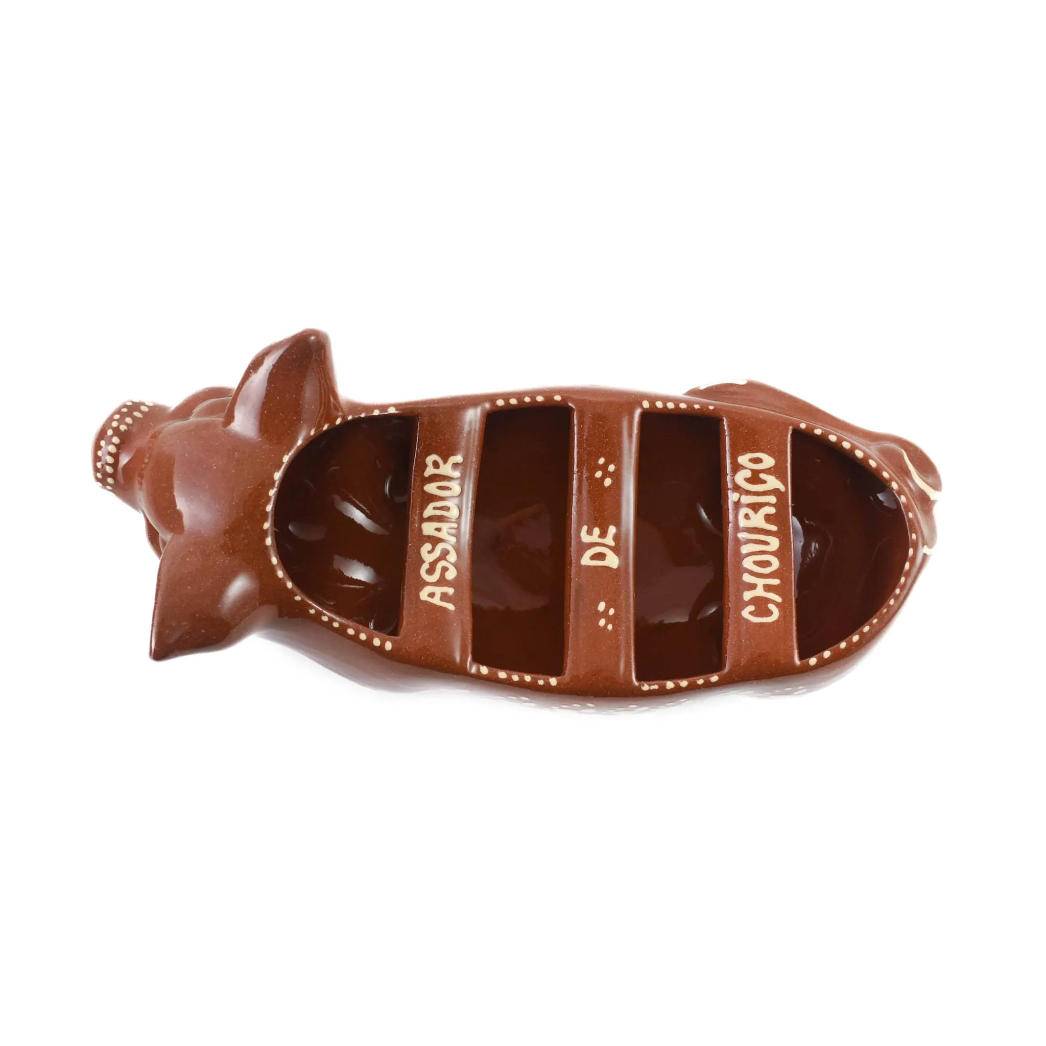Terracotta Chorizo Pig Serving Dish, 30cm