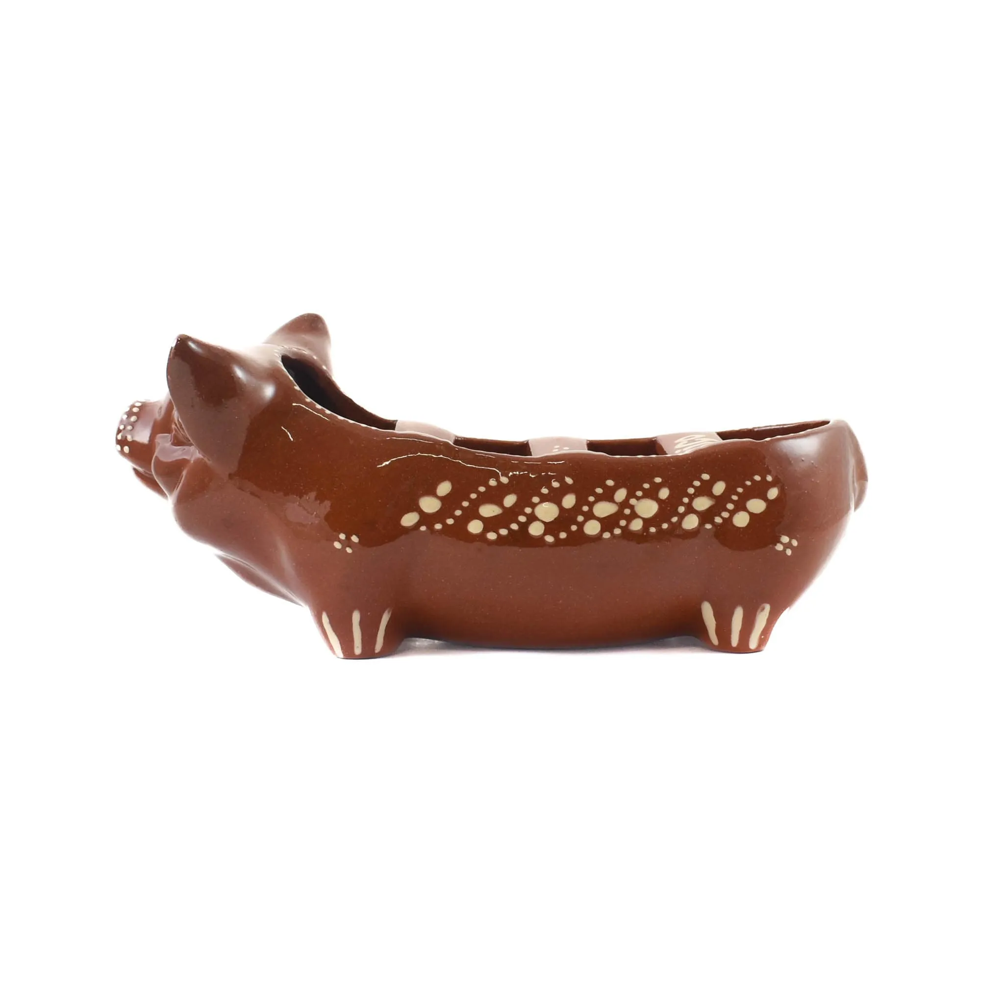 Terracotta Chorizo Pig Serving Dish, 30cm