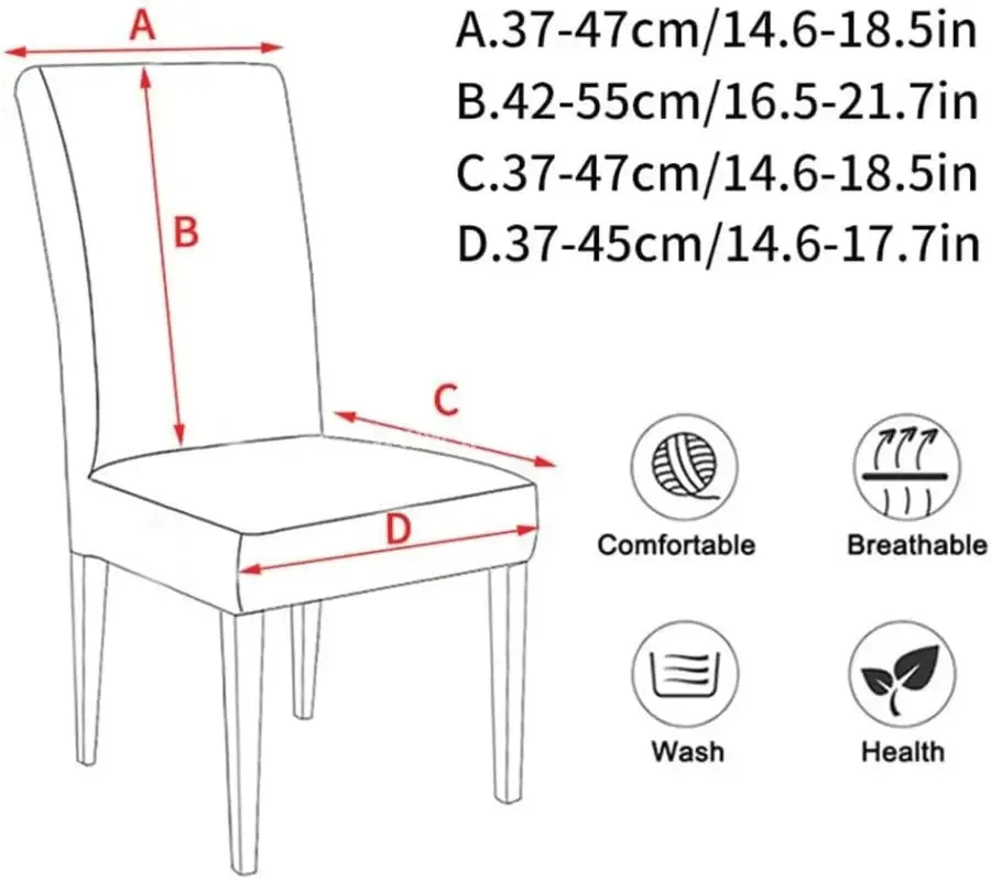 Trendily Premium Stretchable, Removable & Washable Printed |Protector|Chair Cover (Jaipuri Rangoli) -(CC-087)